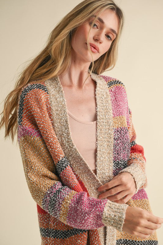 The Autumn Colorblock Cardigan