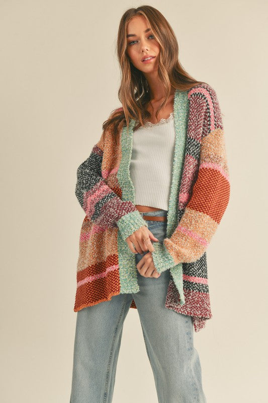 The Autumn Colorblock Cardigan
