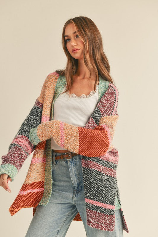 The Autumn Colorblock Cardigan