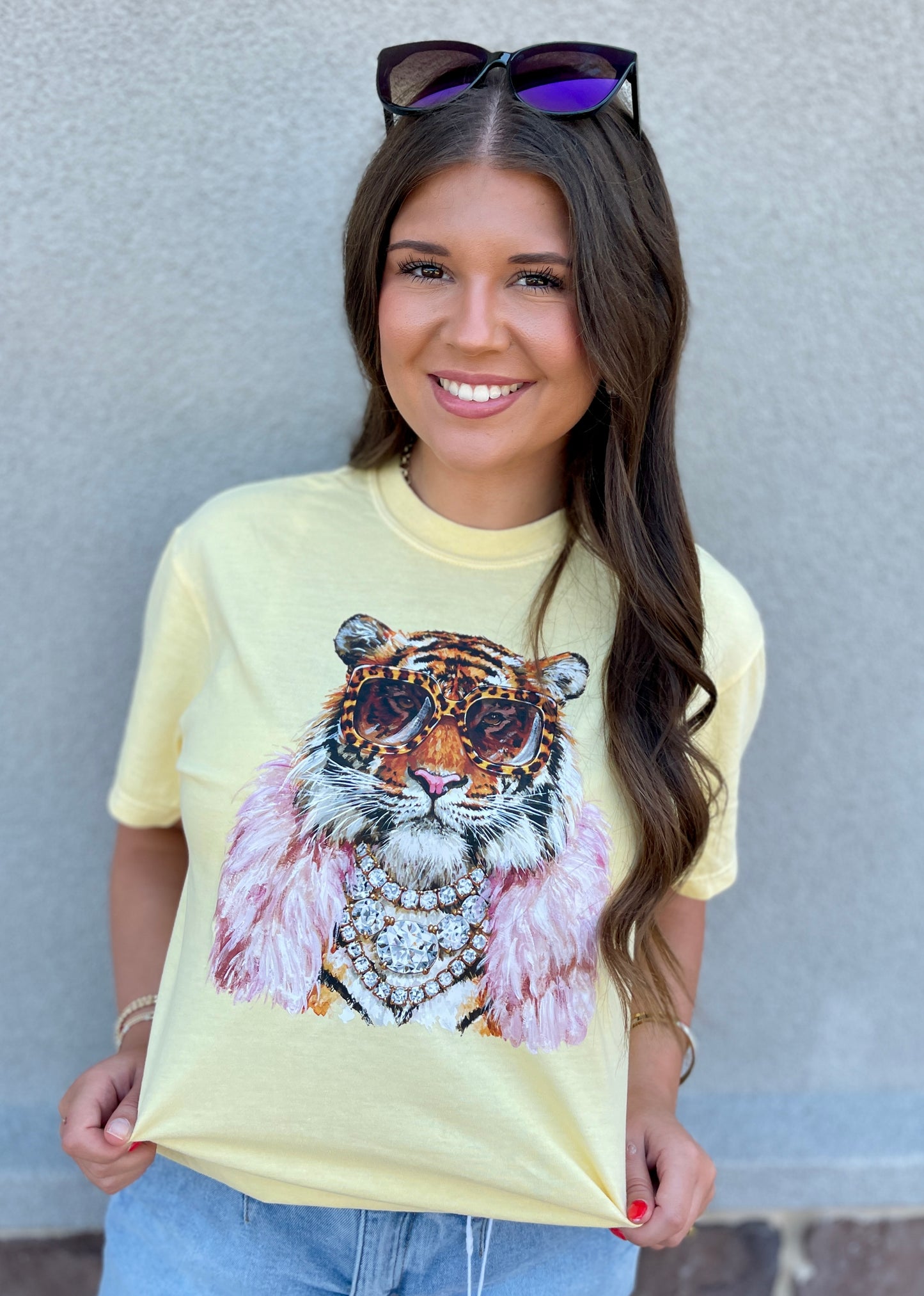 Glam Tiger Comfort Colors Tee