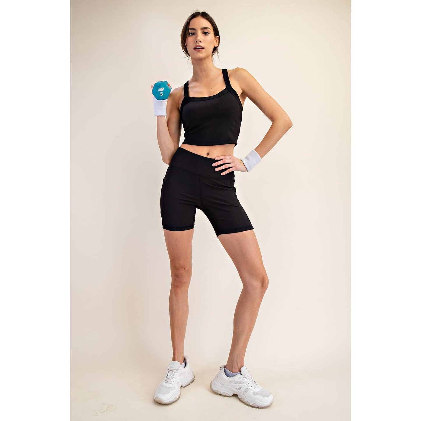 Nylon Rib Racerback Tank