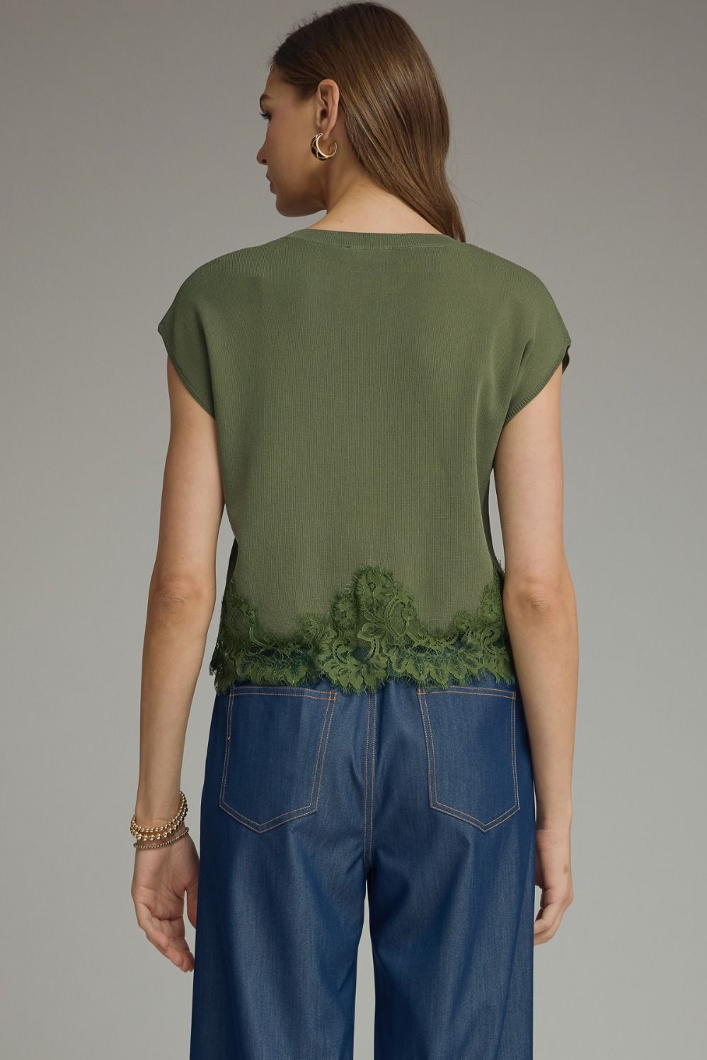 The Willow Lace Sweater Top