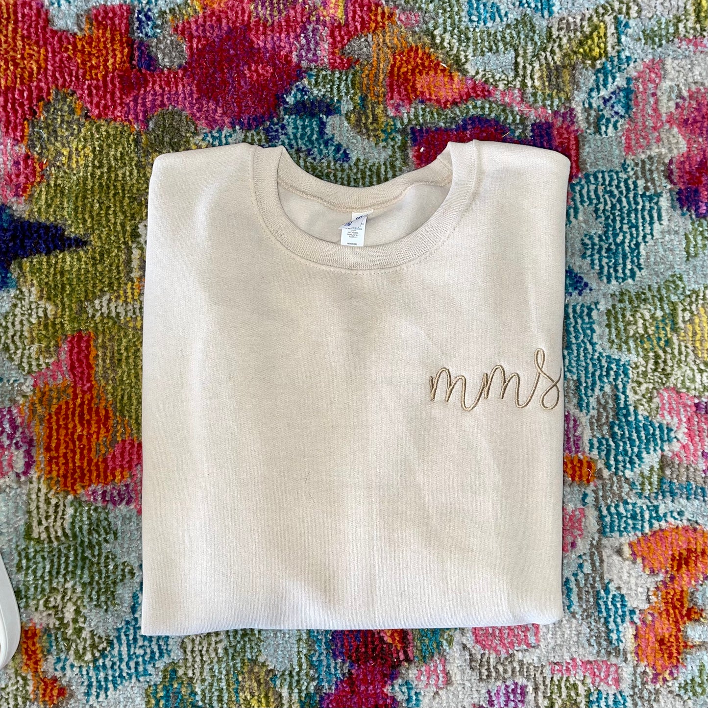 Tone on Tone Monogram Sweatshirt