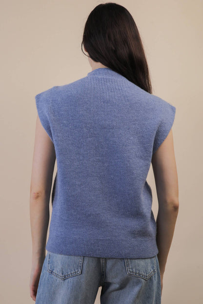 Soft Knit Sweater Vest Top