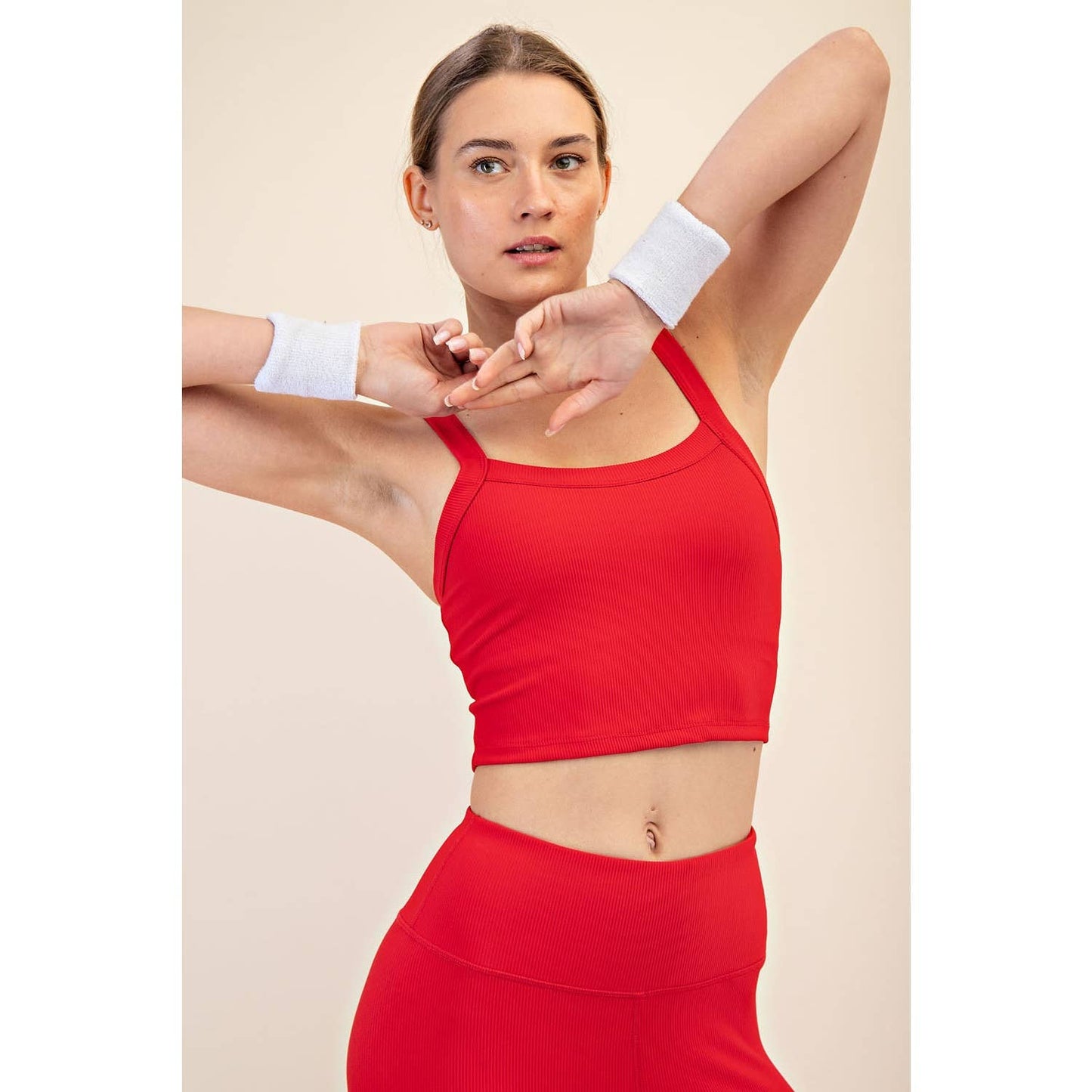 Nylon Rib Racerback Tank