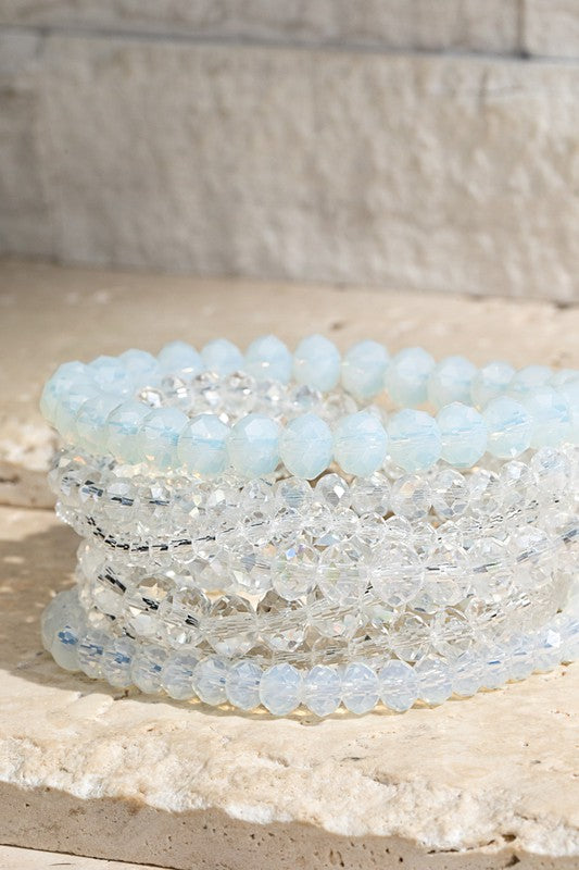 Glass Bead Bracelet Set