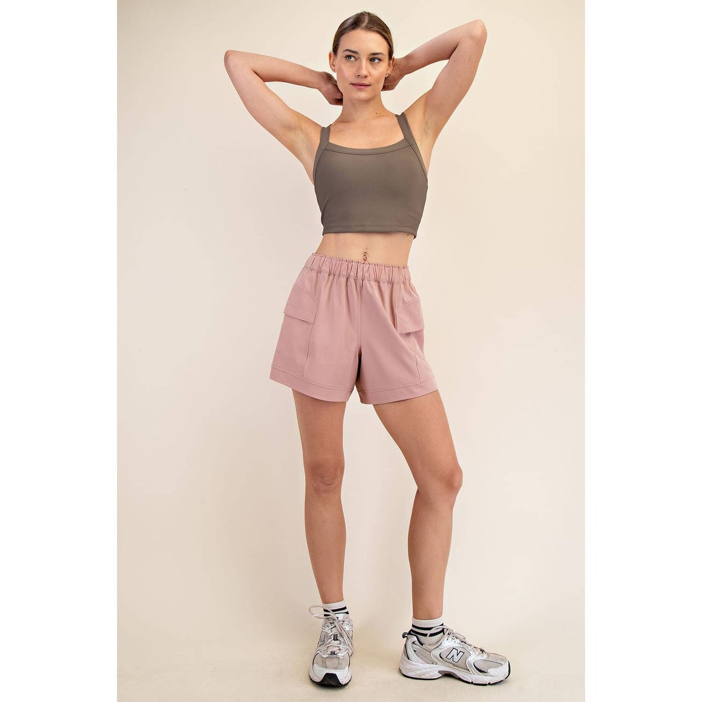 Nylon Rib Racerback Tank