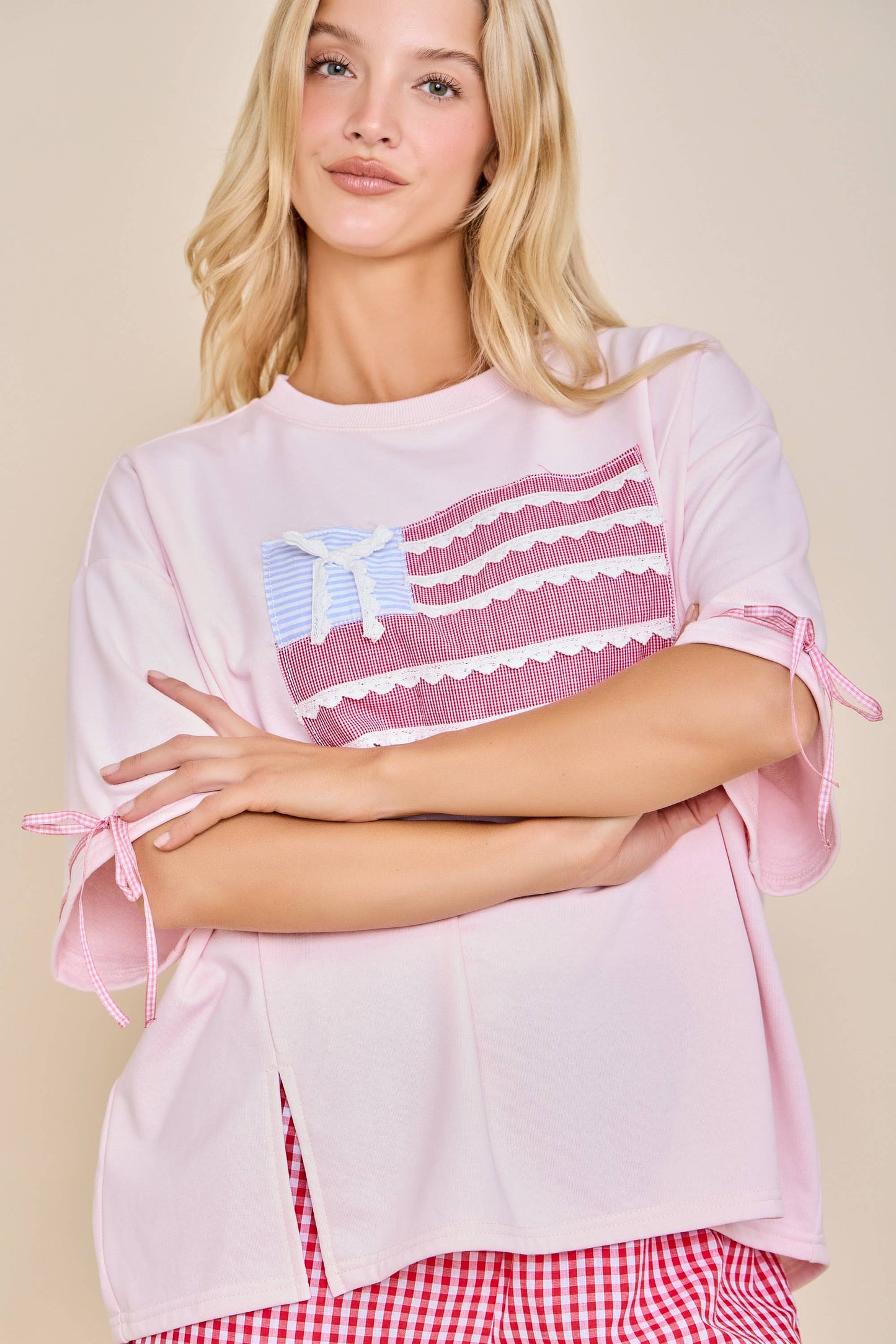 Miss Americana Bow Sleeve Top