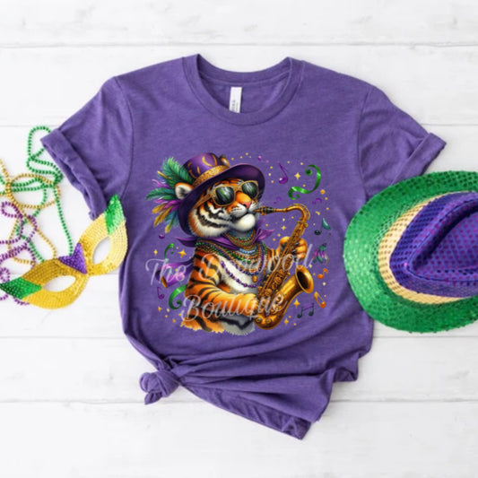 Mardi Gras Tiger Tee