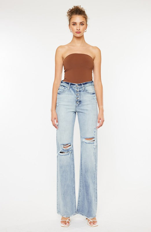 ULTRA HIGH RISE 90'S FLARE JEANS-KC7373ELV4