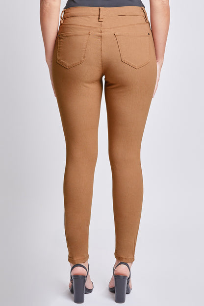 Almond Colored Hyper Stretch Skinny Jeans