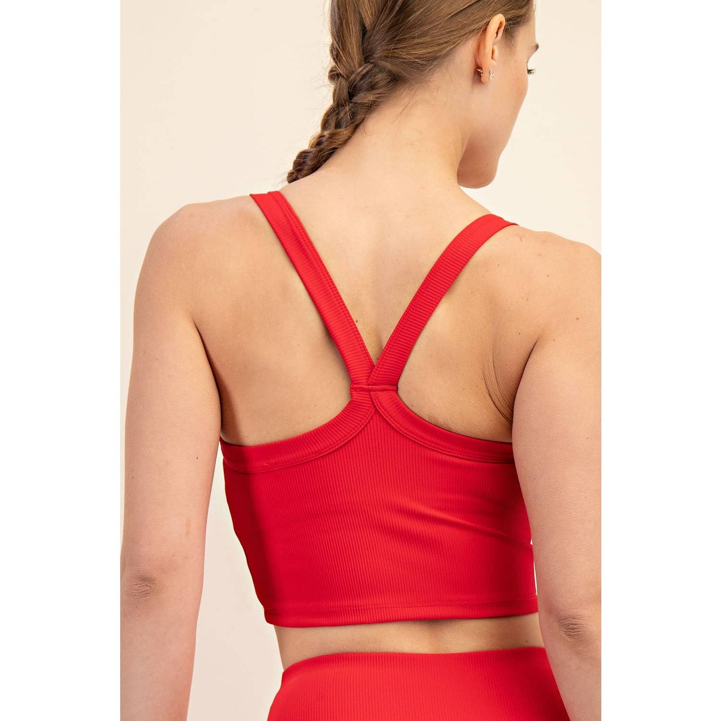 Nylon Rib Racerback Tank