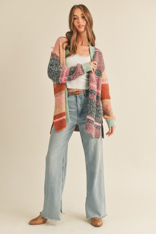 The Autumn Colorblock Cardigan