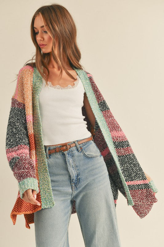The Autumn Colorblock Cardigan