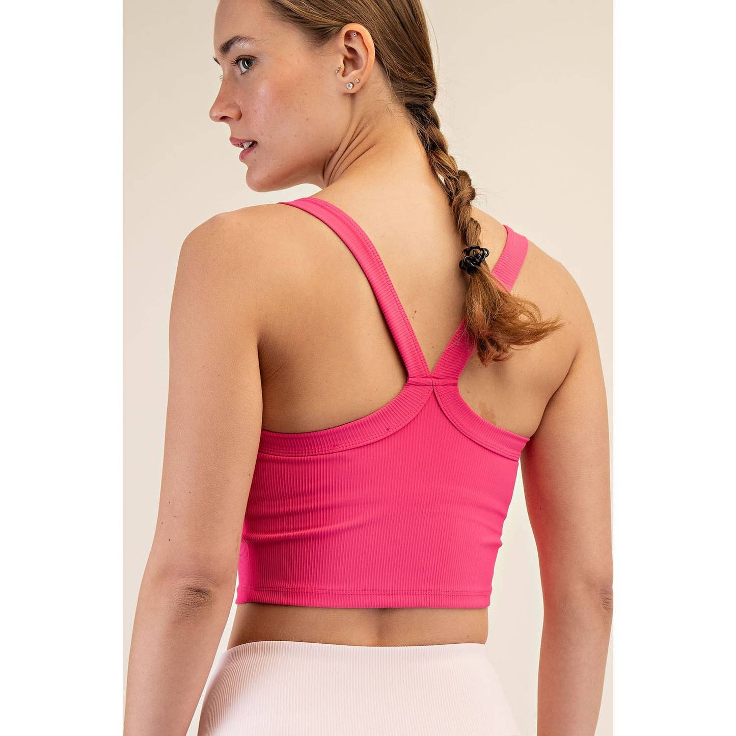 Nylon Rib Racerback Tank