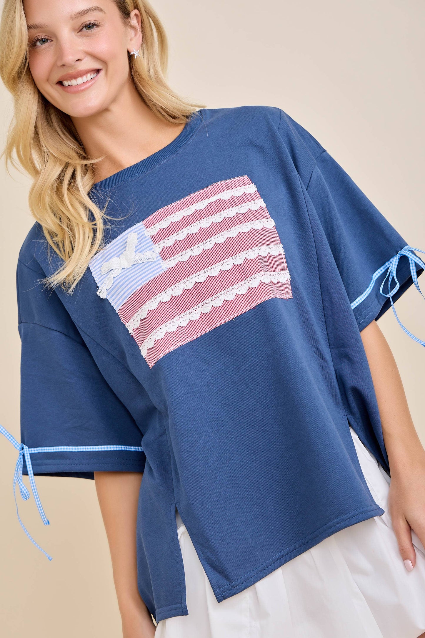 Miss Americana Bow Sleeve Top