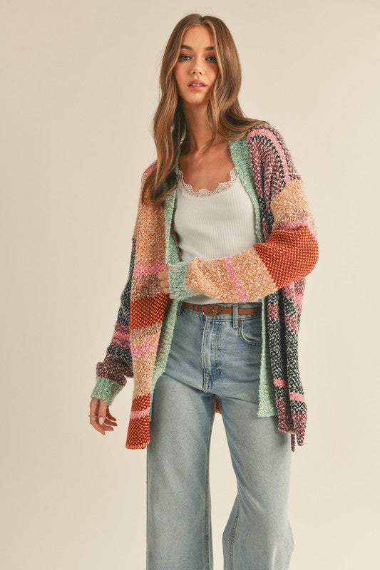 The Autumn Colorblock Cardigan