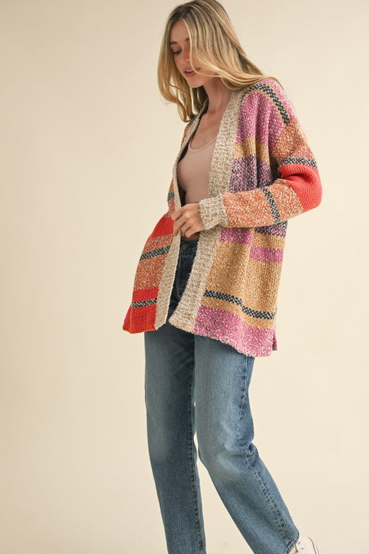 The Autumn Colorblock Cardigan