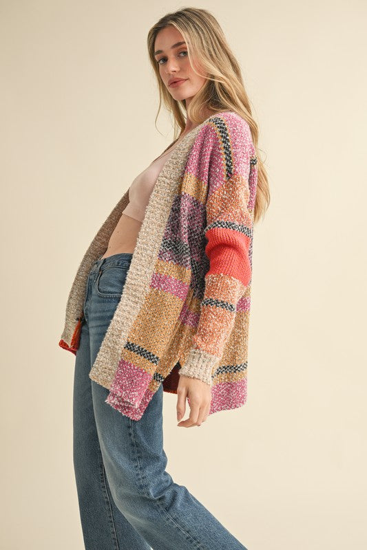 The Autumn Colorblock Cardigan