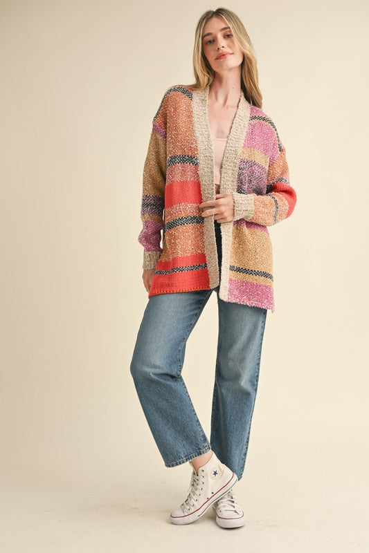 The Autumn Colorblock Cardigan