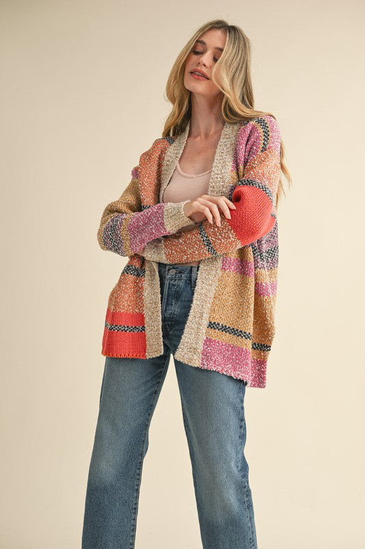 The Autumn Colorblock Cardigan