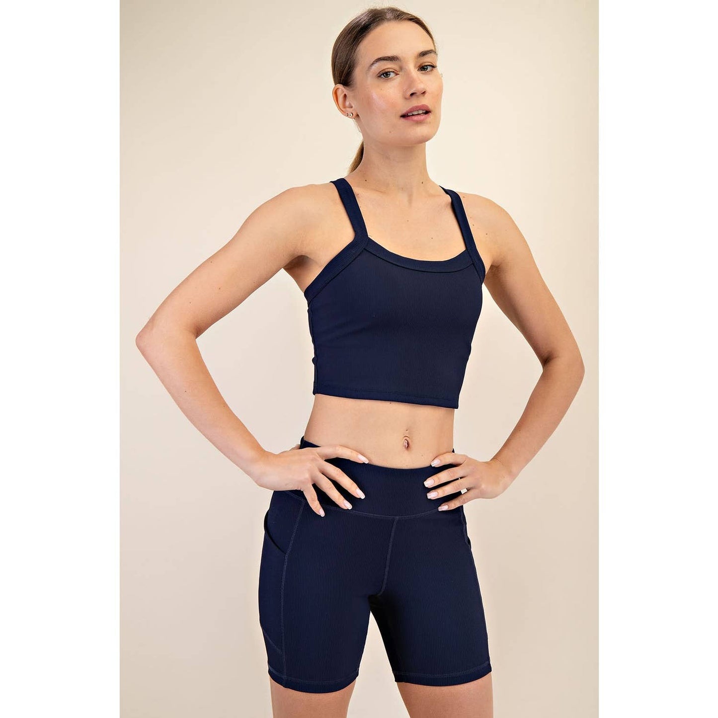 Nylon Rib Racerback Tank