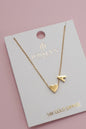 18k Stainless Steel Tarnish Free Initial Necklace