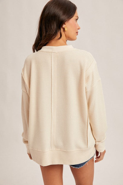 Brush Thermal Crew Neck Oversized Pullover