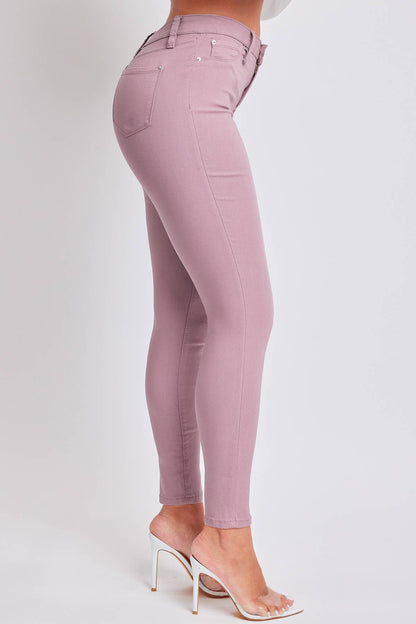 Orchid Hyperstretch Mid-Rise Skinny Jean