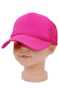 Expensive & Difficult Kids Five Panel Sponge Padded Trucker Hat: Hot Pink