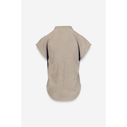 Soft Matte Drop Shoulder Blouse