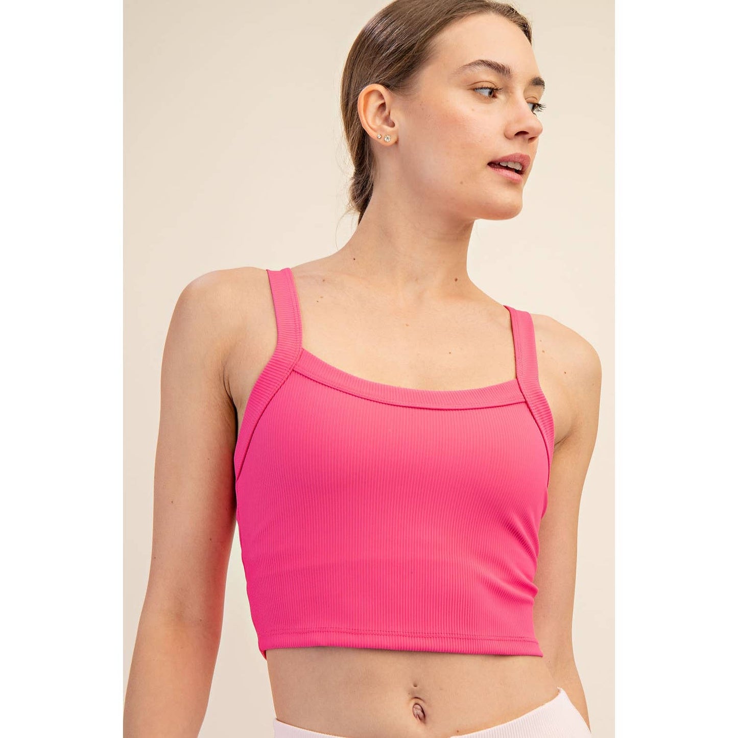 Nylon Rib Racerback Tank