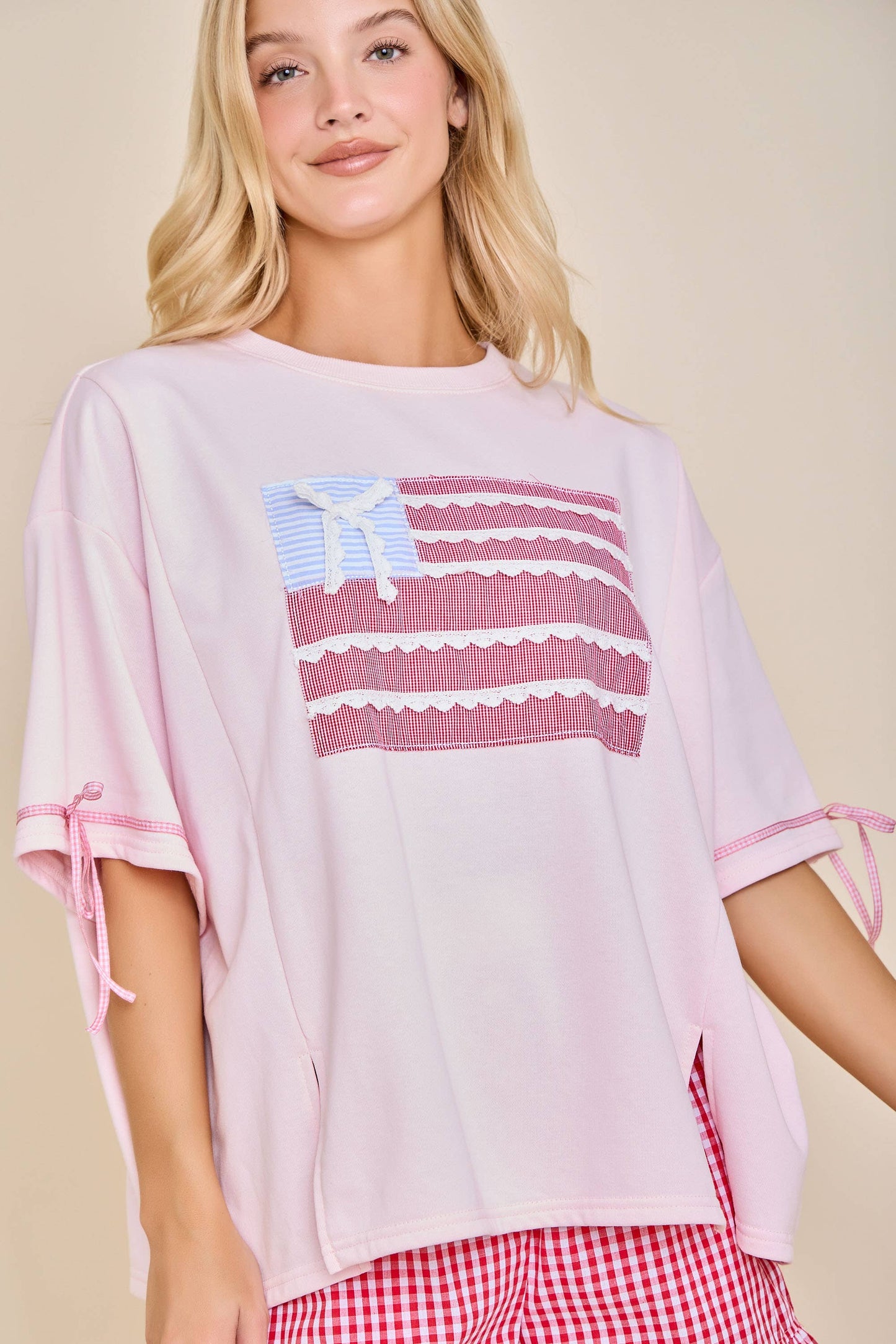 Miss Americana Bow Sleeve Top