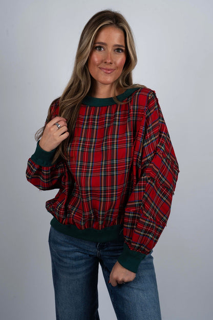 Christmas Plaid Sweater