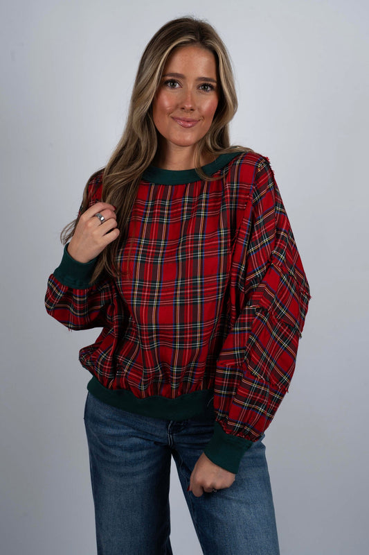 Christmas Plaid Sweater