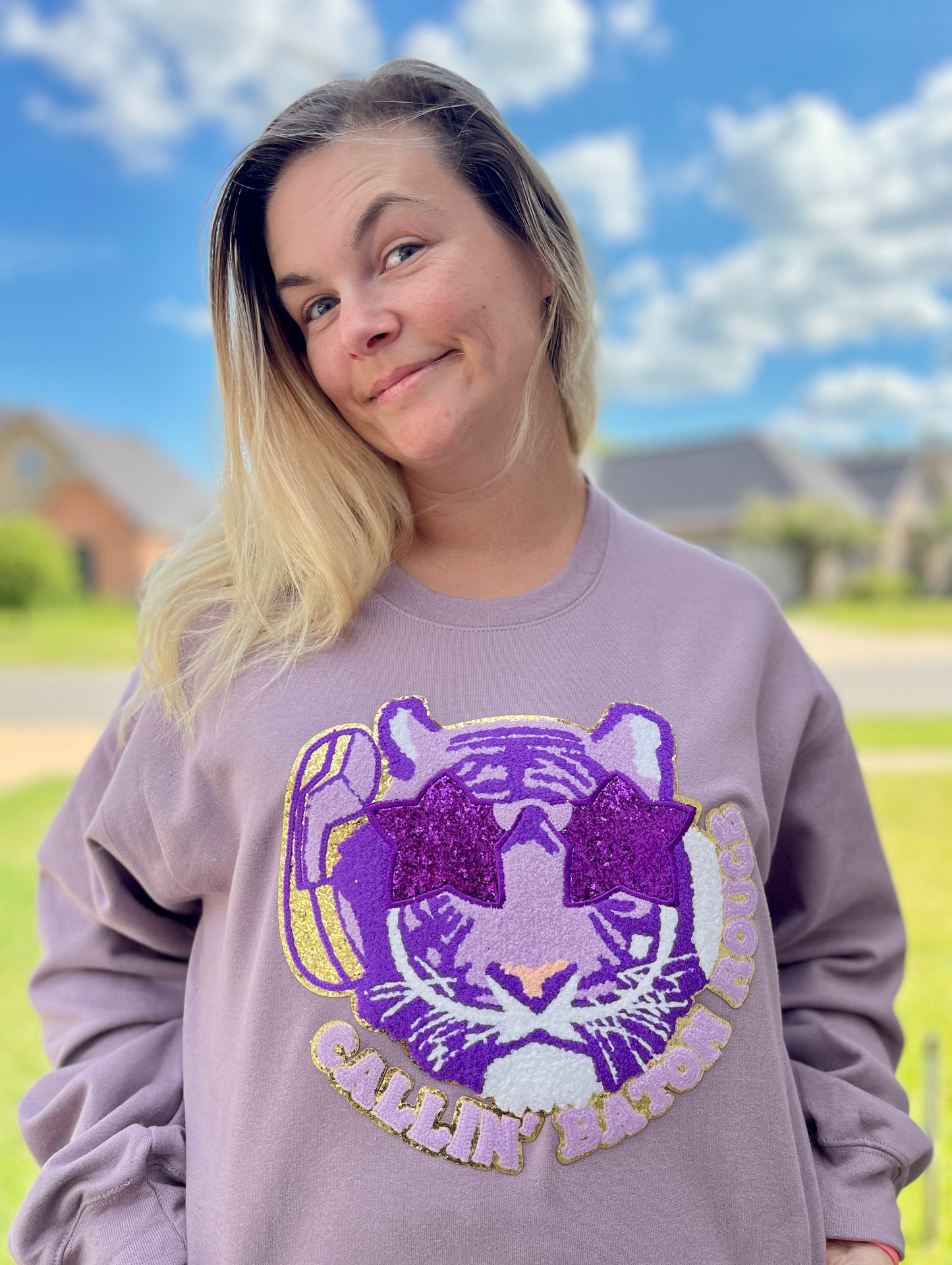 Callin’ Baton Rouge Patch Sweatshirt