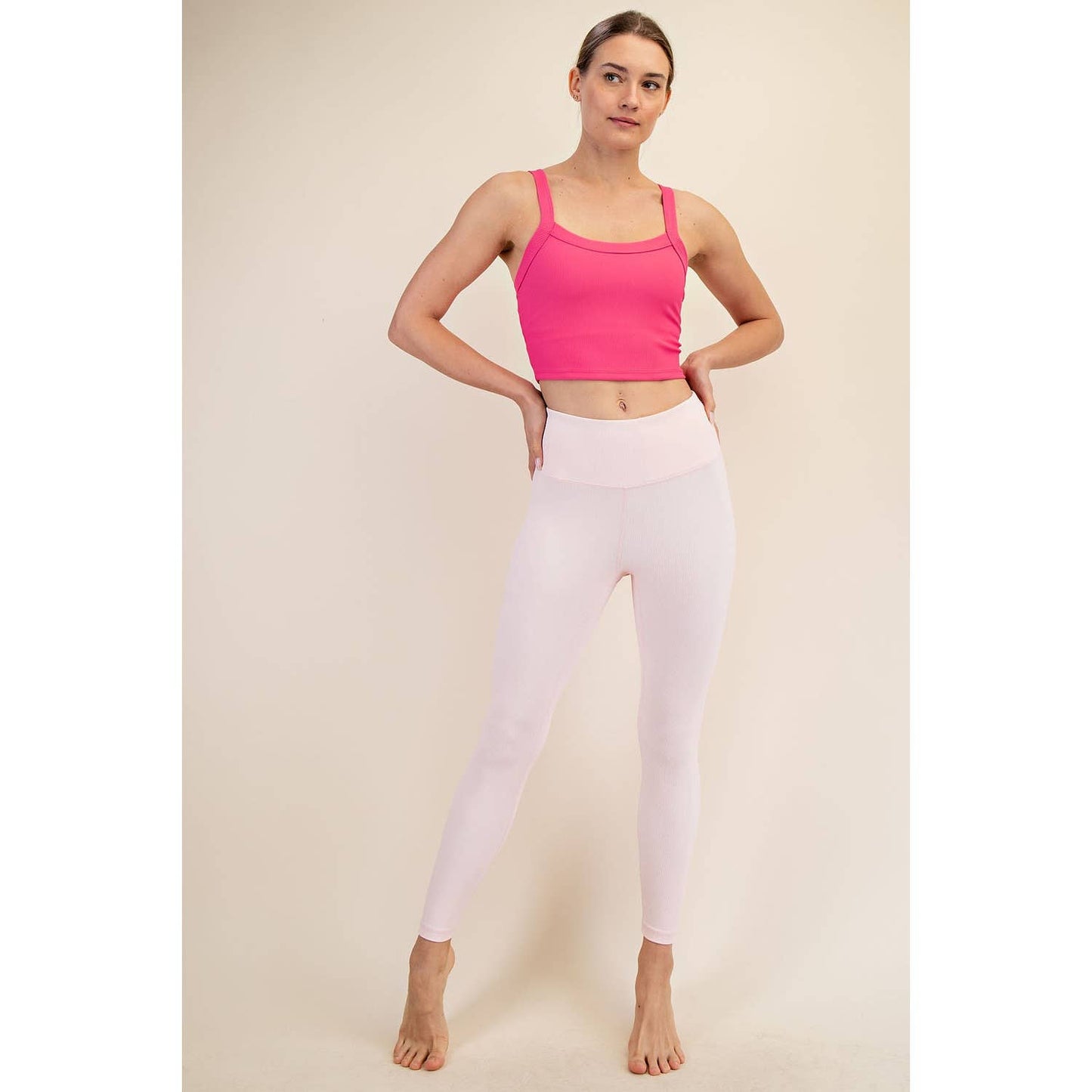Nylon Rib Racerback Tank