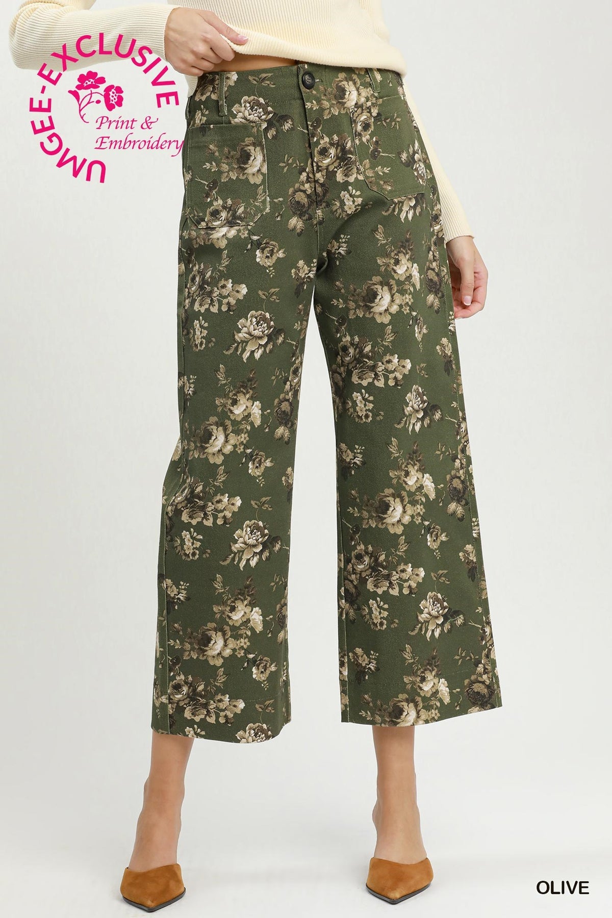 The Marlowe Floral Wide Leg Pants