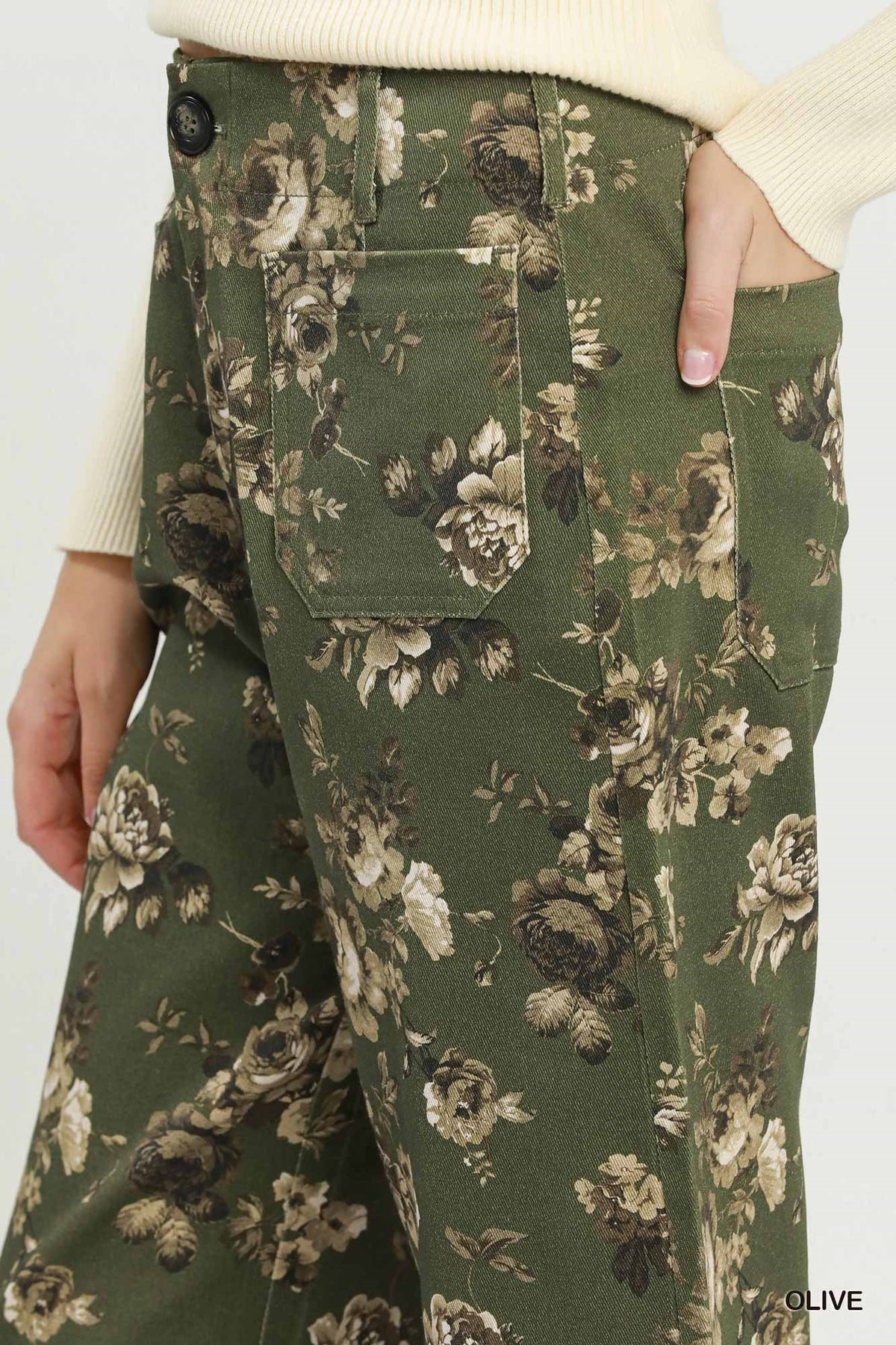 The Marlowe Floral Wide Leg Pants
