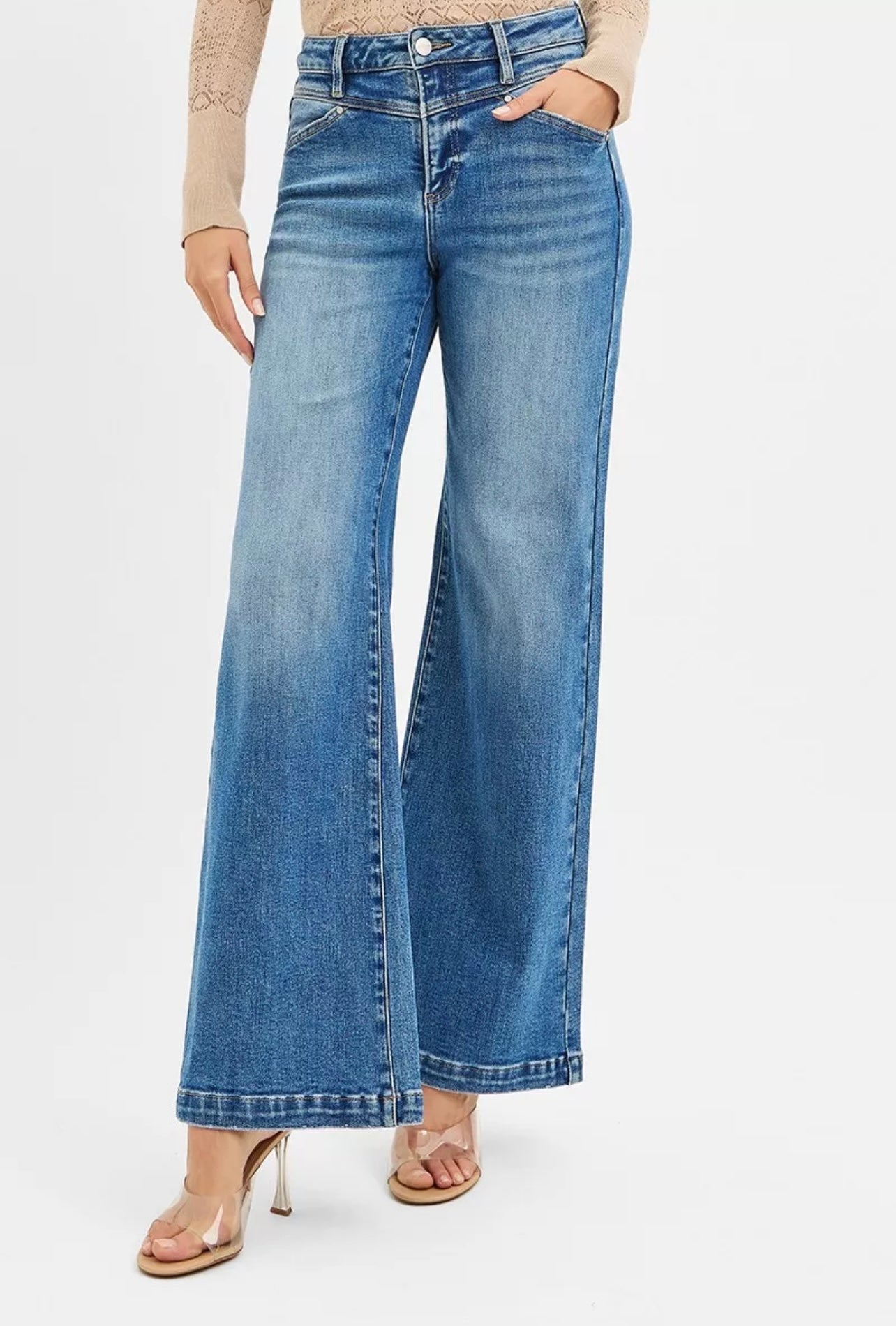 RISEN Heart Back Pocket Jeans