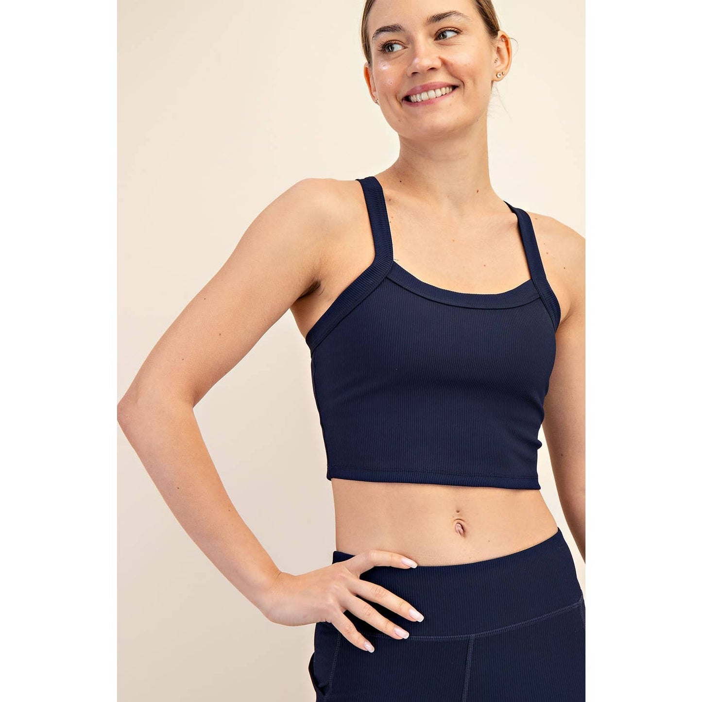 Nylon Rib Racerback Tank