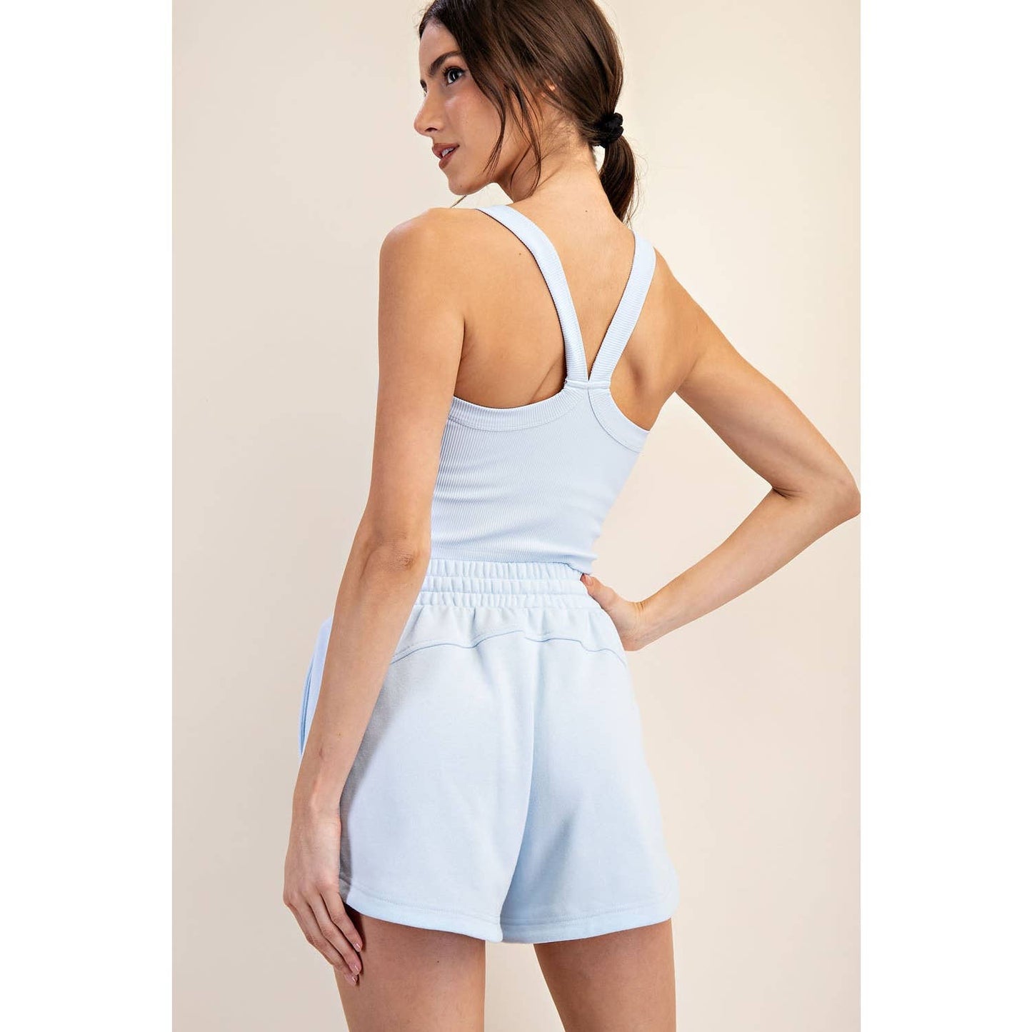 Nylon Rib Racerback Tank