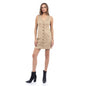 Faux Suede Mini Dress