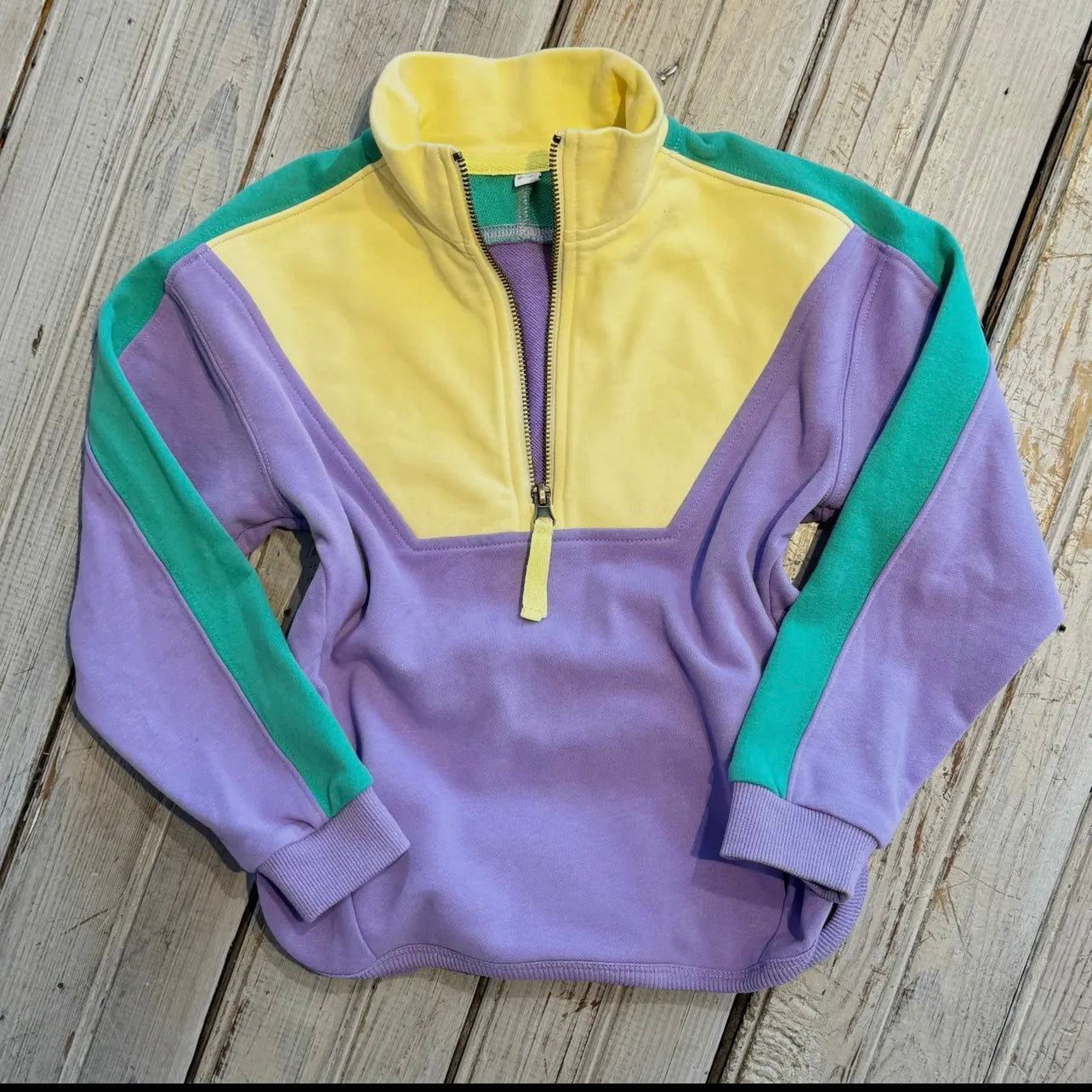Pastel Mardi Gras Pullover