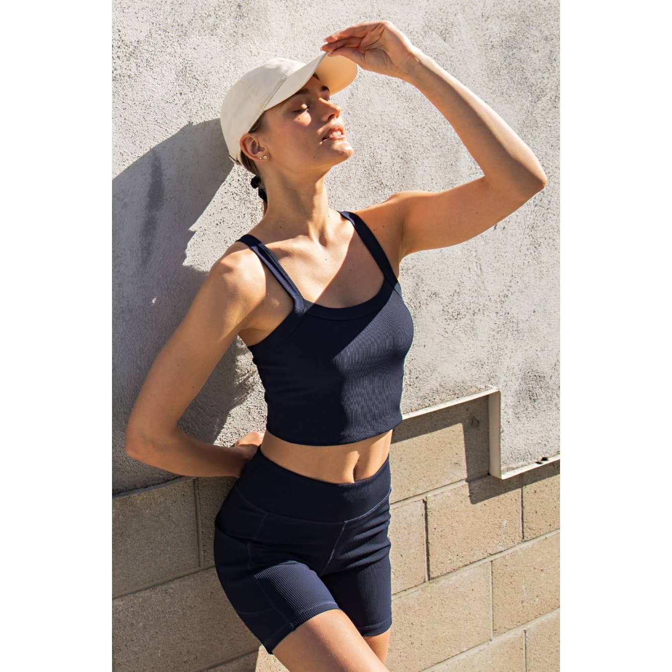 Nylon Rib Racerback Tank