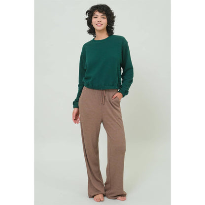 Cropped Pullover Sweatshirt