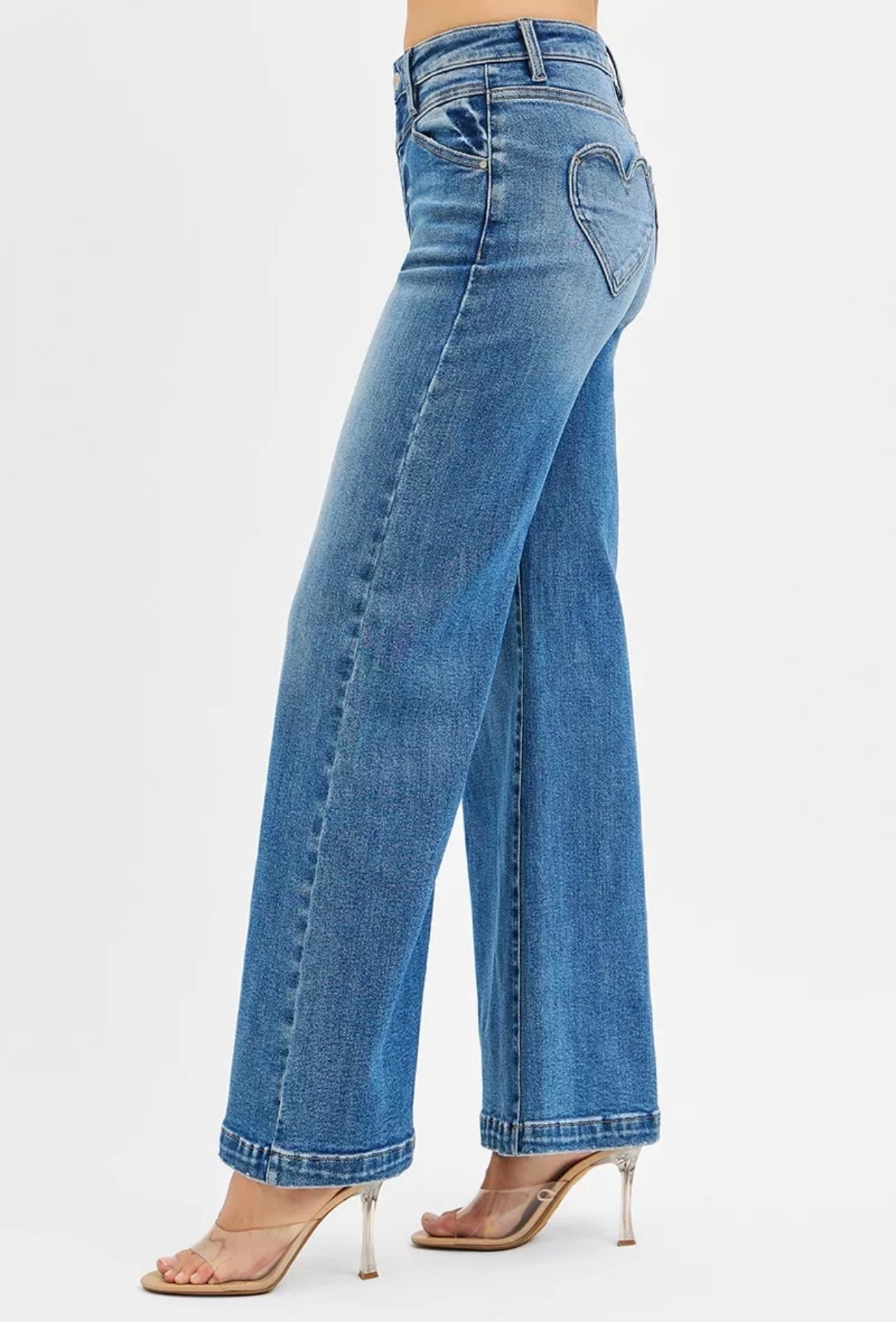 RISEN Heart Back Pocket Jeans