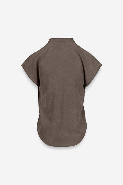 Soft Matte Drop Shoulder Blouse