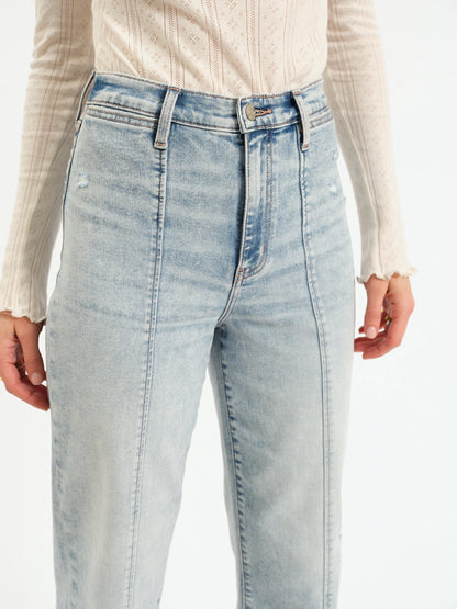 DAZE Pleaser Wide Leg Ankle Jeans