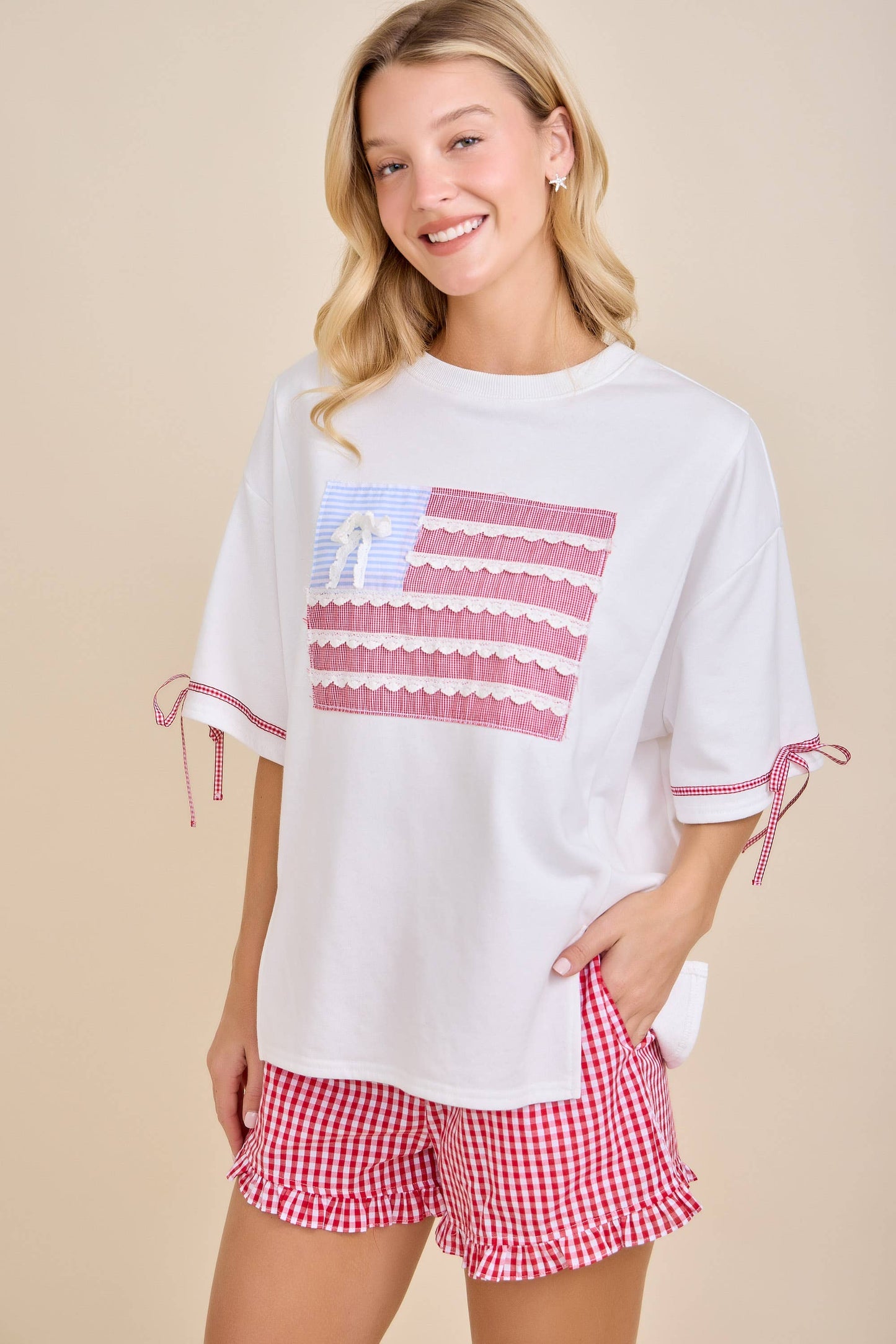 Miss Americana Bow Sleeve Top